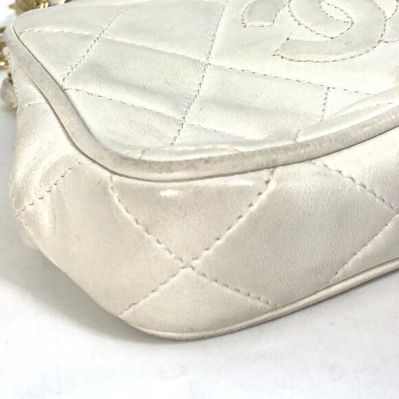 CHANEL CC Mark CC Matelasse Quilted Kisslock Waist Pouch Chain with Fringe - Picture 8 of 16